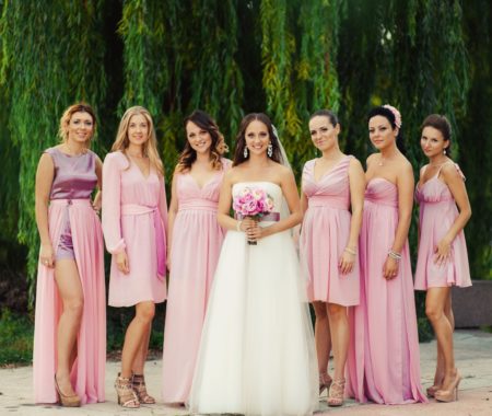 different bridesmaid dresses