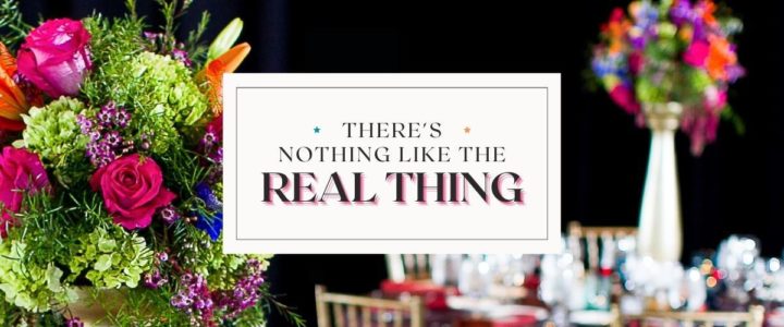 Why Fresh Flowers Are Always Better Than Fake Flowers at a Wedding Elegant-TheRealThing-blog