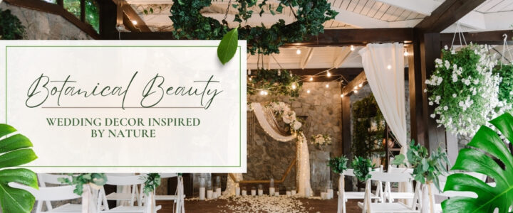 Make Your Wedding Fresh with Living Green Plants Botanical Beauty