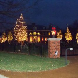 Outdoor holiday lighting and decor