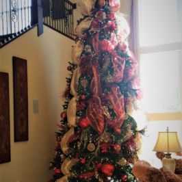 Indoor Christmas tree decor