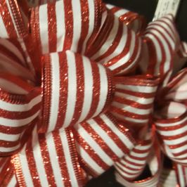 Holiday ribbon closeup