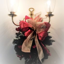 Indoor holiday decor details