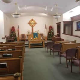 Christmas church decor