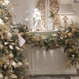 Mantle holiday decor