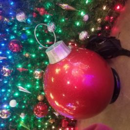 Holiday decor closeup