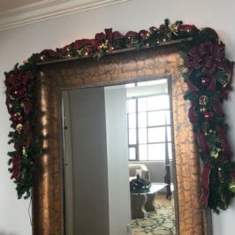 Corporate holiday decor